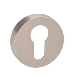 Atlantic Forme FMRESN Satin Nickel Round Minimal Euro Escutcheon