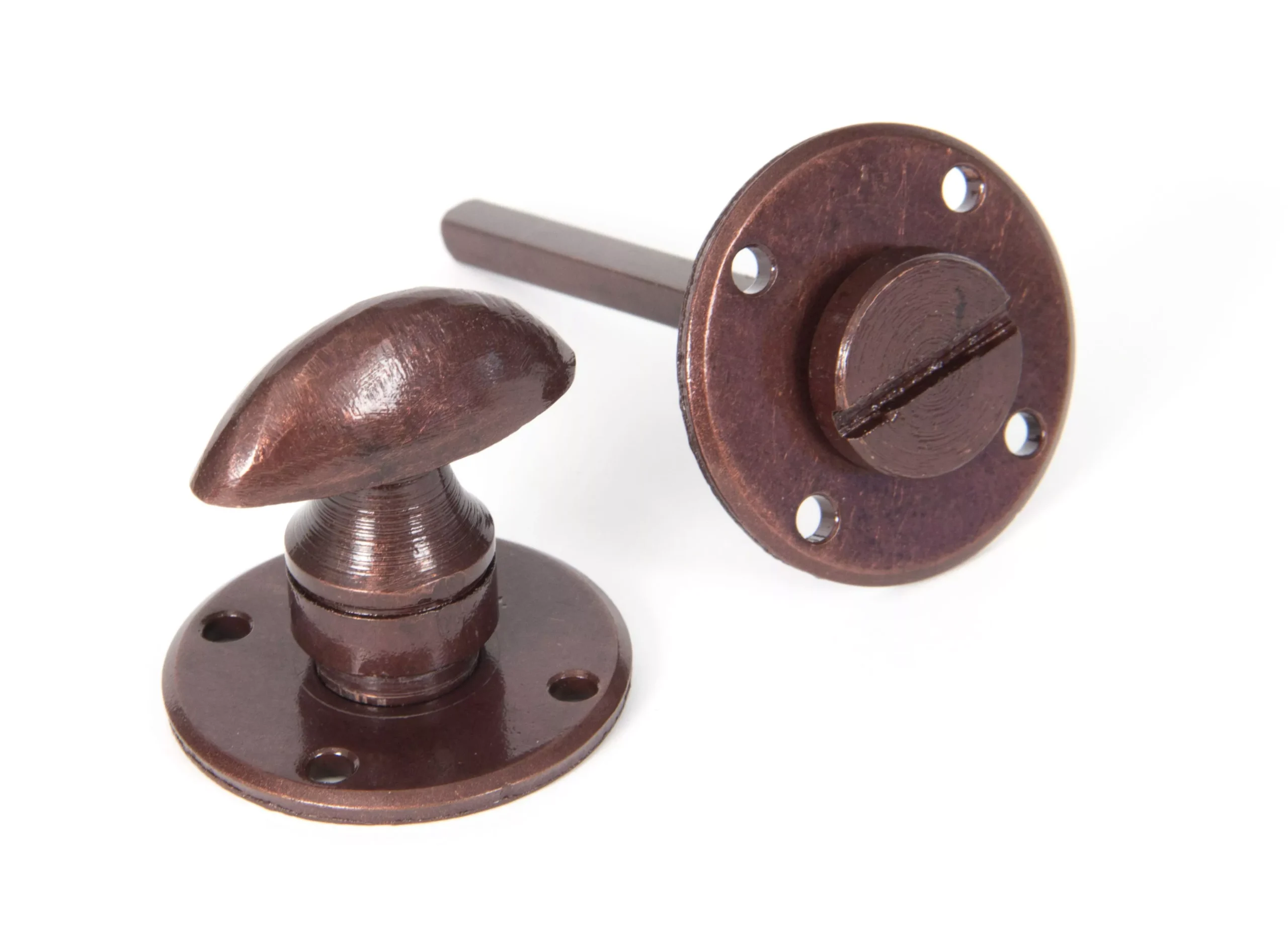 From The Anvil 41mm Pewter Round Bathroom Thumbturn & Snib Release | 33383