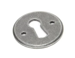 From The Anvil Pewter Round Regency Standard Escutcheon | 45123