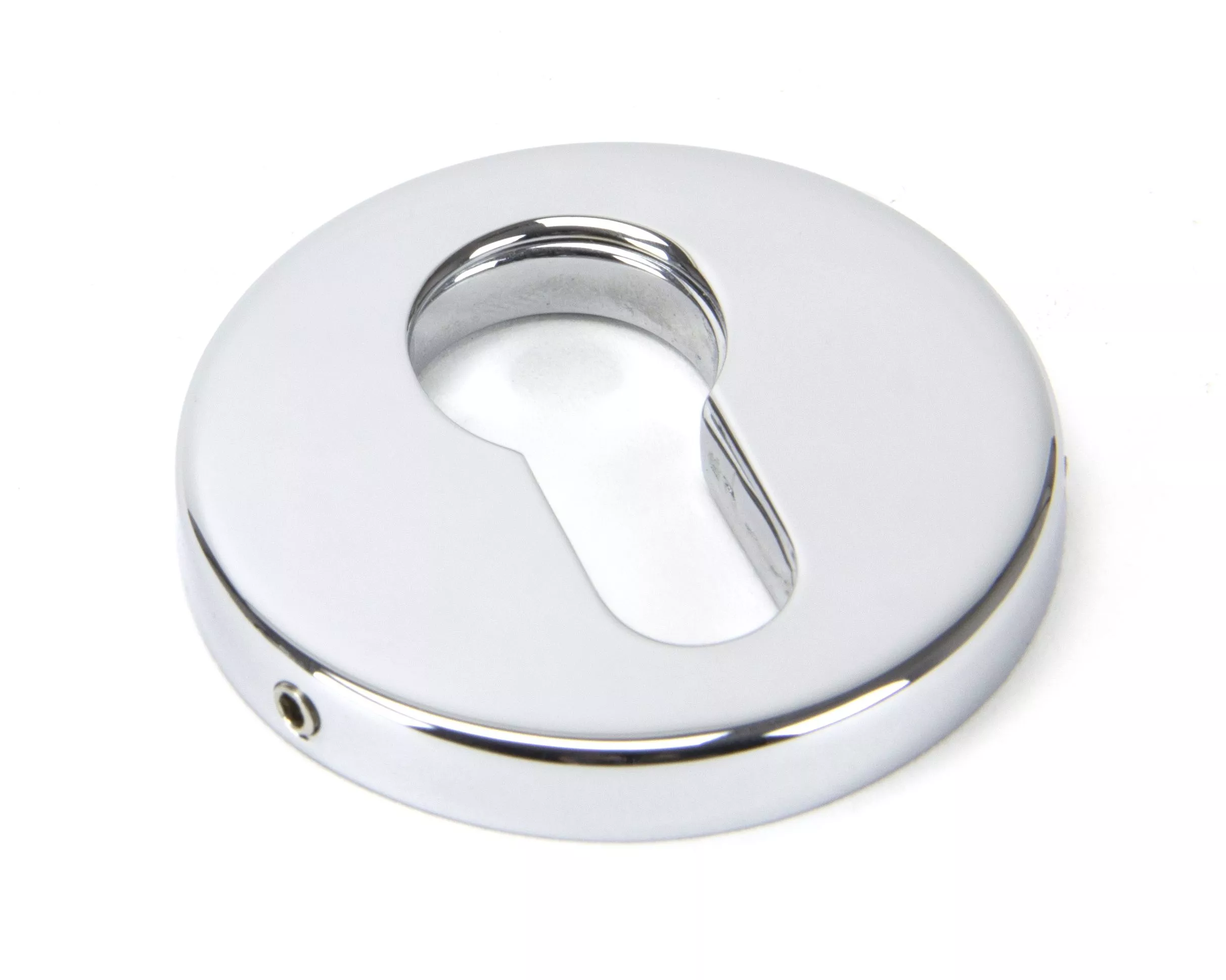 From The Anvil Polished Chrome Round Regency Concealed Euro Escutcheon | 45475