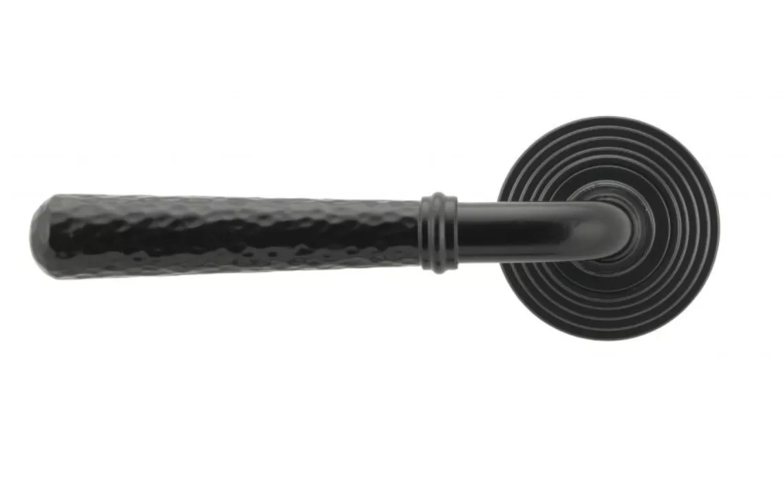 Set Black Hammered Newbury Lever On Beehive Rose | 45649