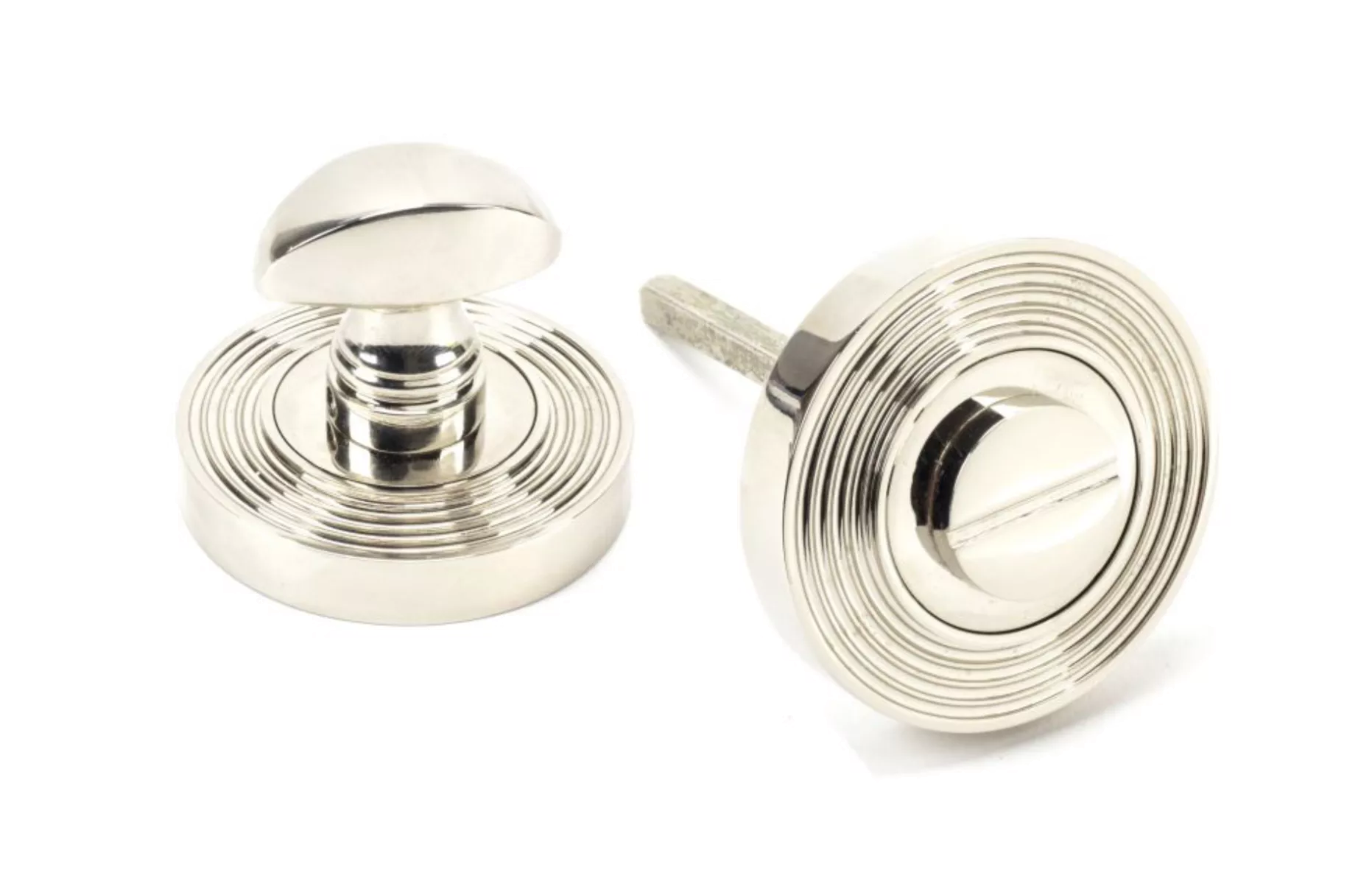 From The Anvil Polished Nickel Bathroom Thumbturn & Snib Release (Beehive) | 45741