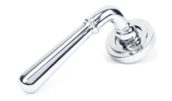 Set Polished Chrome Newbury Lever On Art Deco Rose | 46054