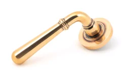 Set Polished Bronze Newbury Lever On Plain Rose | 46065 | 50033