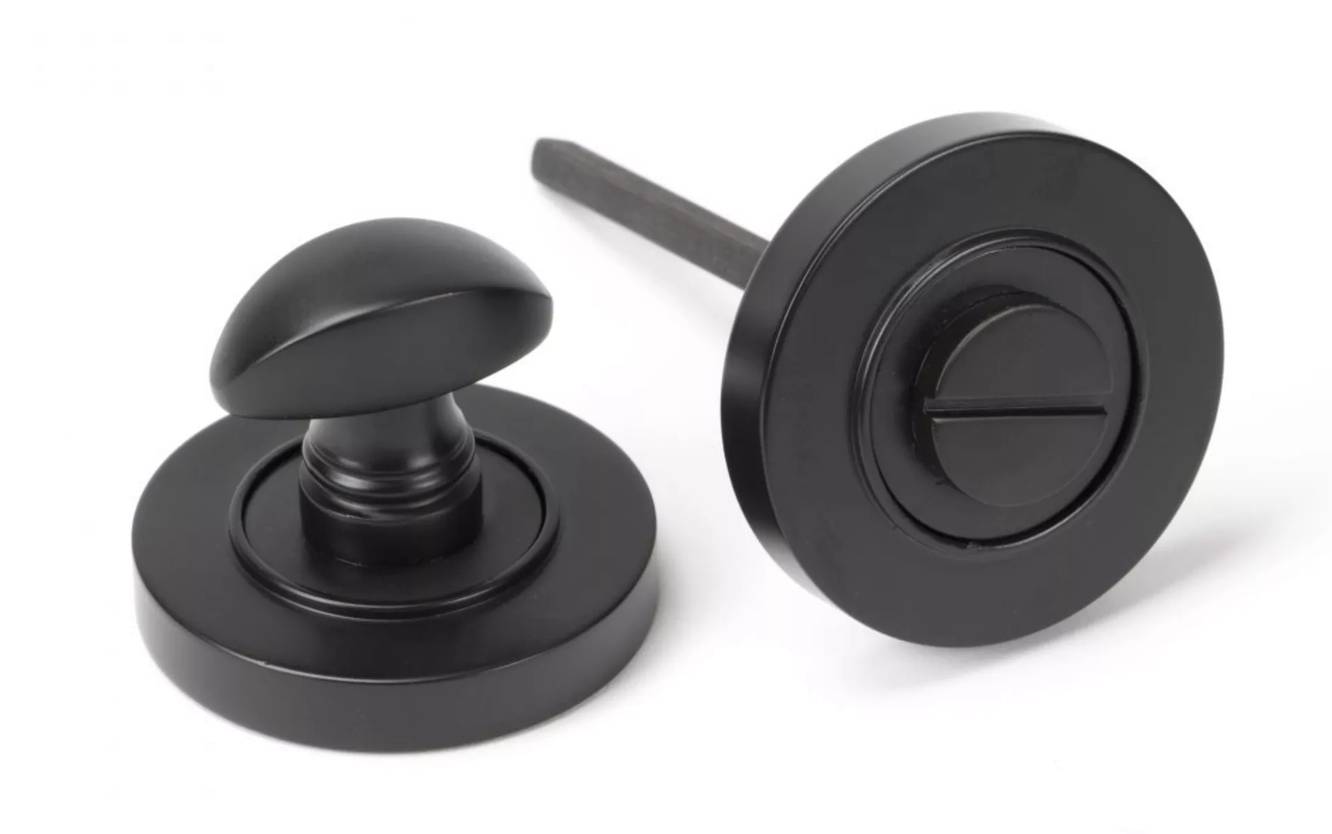 From The Anvil Aged Bronze Bathroom Thumbturn & Snib Release (Plain) | 46105