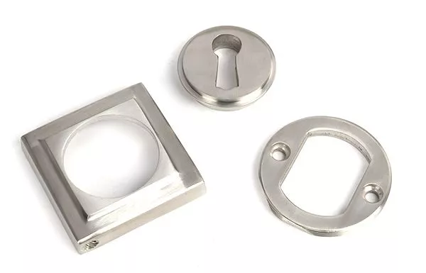 Satin SS (316) Standard Keyhole Escutcheon (Square) | 49867 - Image 4