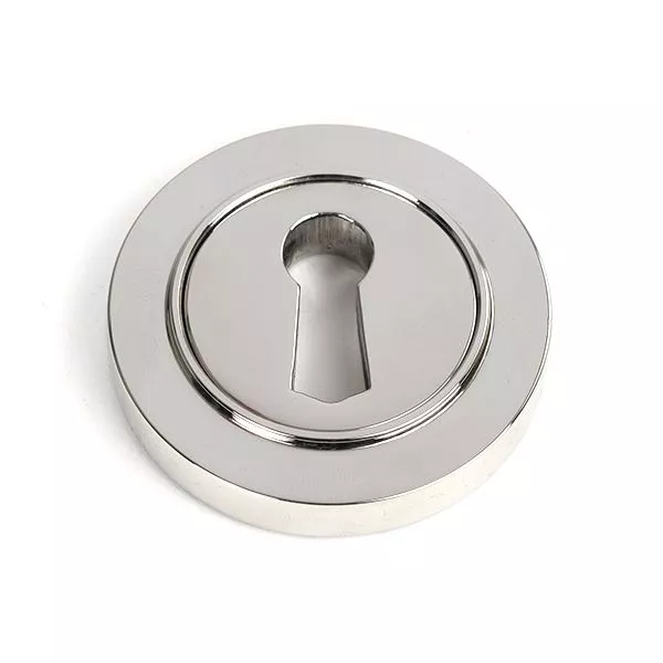 Polished SS (316) Round Standard Keyhole Escutcheon (plain) | 49868 - Image 8