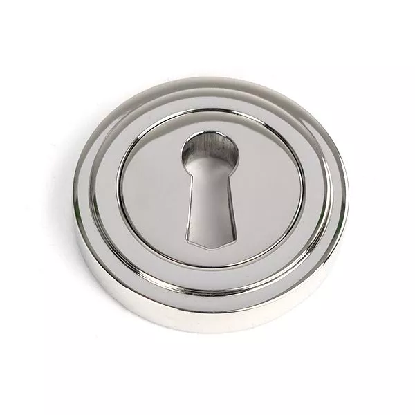 Polished SS (316) Round Standard Keyhole Escutcheon (Art Deco) | 49869 - Image 8