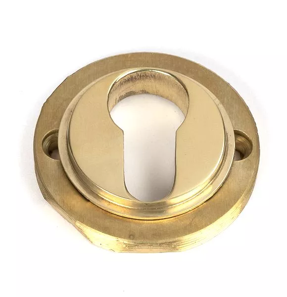 Polished Brass Euro Escutcheon (Square) | 50595 - Image 7