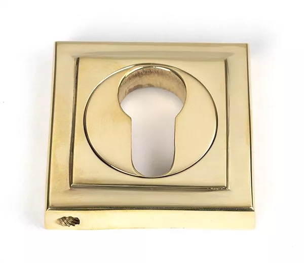Polished Brass Euro Escutcheon (Square) | 50595 - Image 9