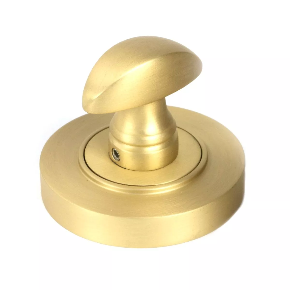 Satin Brass Round Thumbturn Set (Plain) | 50880 - Image 2