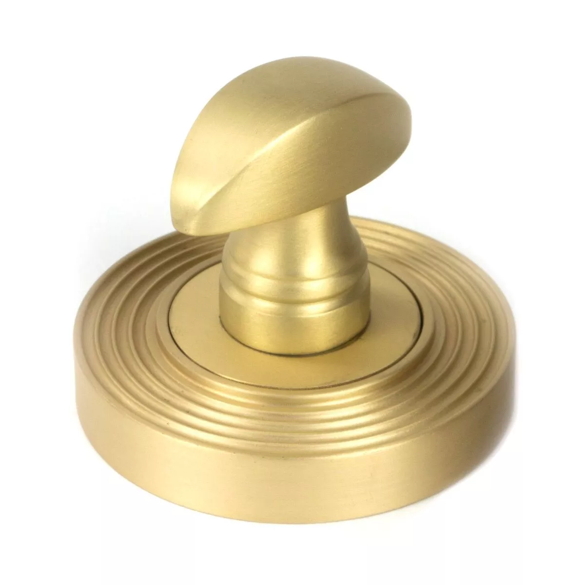 Satin Brass Round Thumbturn Set (Beehive) | 50882 - Image 2