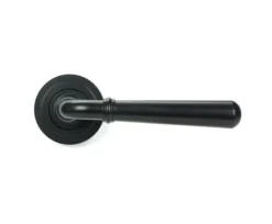 Set Matt Black Newbury Lever On Art Deco Rose | 46460 | 51327
