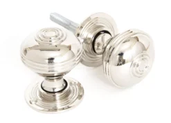 From The Anvil Set Polished Nickel Large Prestbury Mortice / Rim Knob | 83856