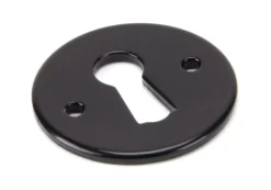 From The Anvil Black Round Regency Standard Escutcheon | 92072
