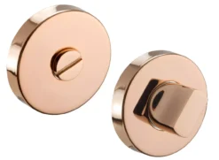 Set Copper (Rose Gold) Bathroom Turn & Emergency Release | A9010CU