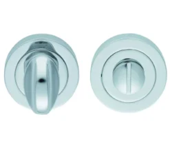 CARLISLE Manital Polished Chrome Snib Thumbturn & Release On Round Rose | AQ12CP