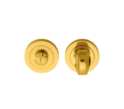 CARLISLE Manital Polished Brass Snib Thumbturn & Release On Round Rose | AQ12PB