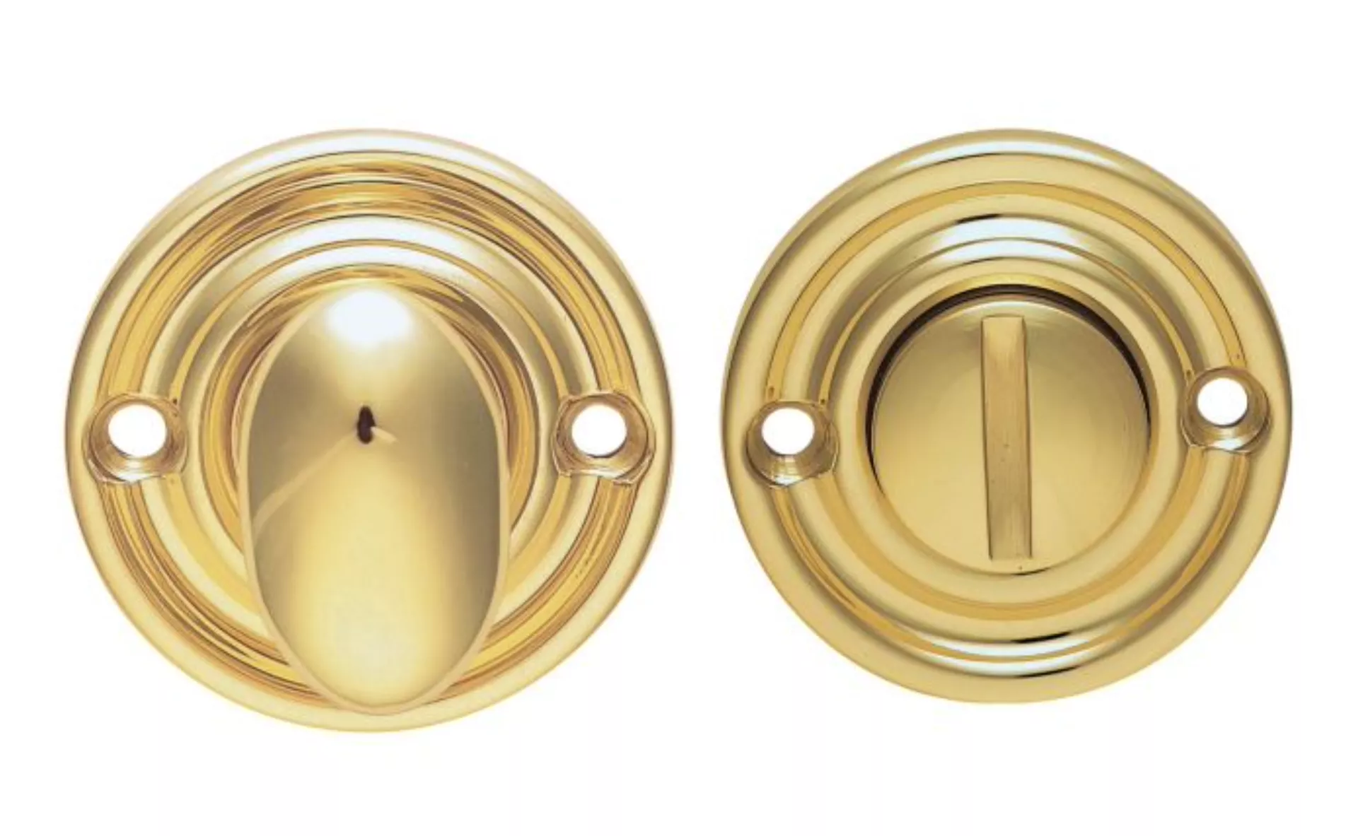 Polished Brass Oval Snib Turn And Release | AQ133PB - Image 2