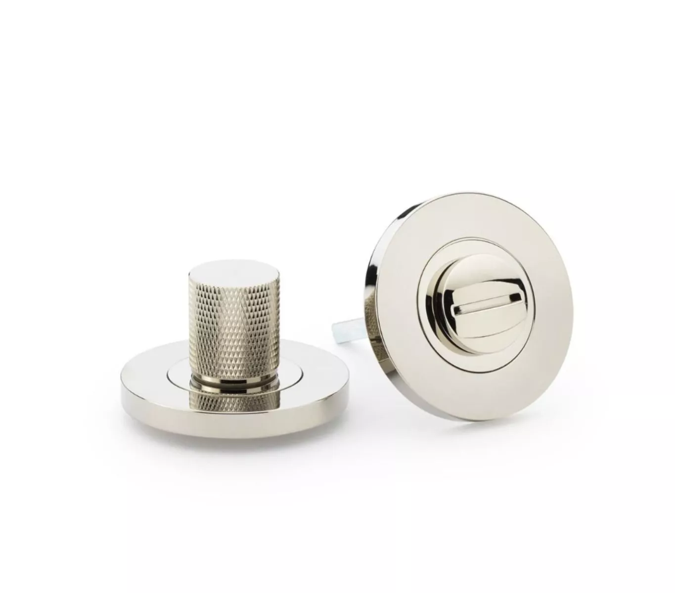 Alexander & Wilks Polished Nickel PVD Knurled Turn And Release | AW790PNPVD - Image 2