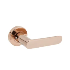 Set Polished Copper 02 Novas Lever On Rose | B0210PCU
