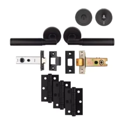 Matt Black Belas Bathroom Pack - Ultimate Door Pack