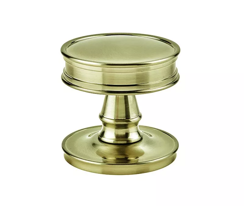 Set Burlington Satin Brass Berkeley Mortice Knob Furniture | BUR100SB