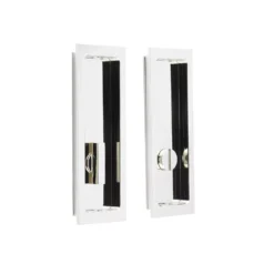 Burlington 150x55mm Polished Nickel Rectangular Concealed Turn And Release | BUR226PN