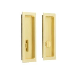 Burlington 150x55mm Satin Brass Rectangular Concealed Turn And Release | BUR226SB