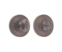 Burlington Matt Dark Brown Bathroom Turn & Release | BUR80DB