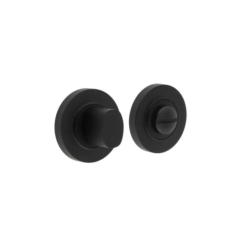 Burlington Matt Black Bathroom Turn & Release | BUR81MB