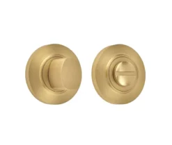 Burlington Satin Brass Bathroom Turn & Release | BUR81SB