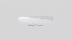 Pair Orno Polished Chrome Round Standard Keyhole Escutcheon | SYS002CP