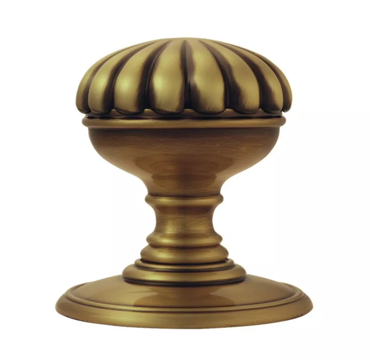 Delamain Florentine Bronze Unsprung Concealed Fix Flower Mortice Knob | DK36CFB - Image 2