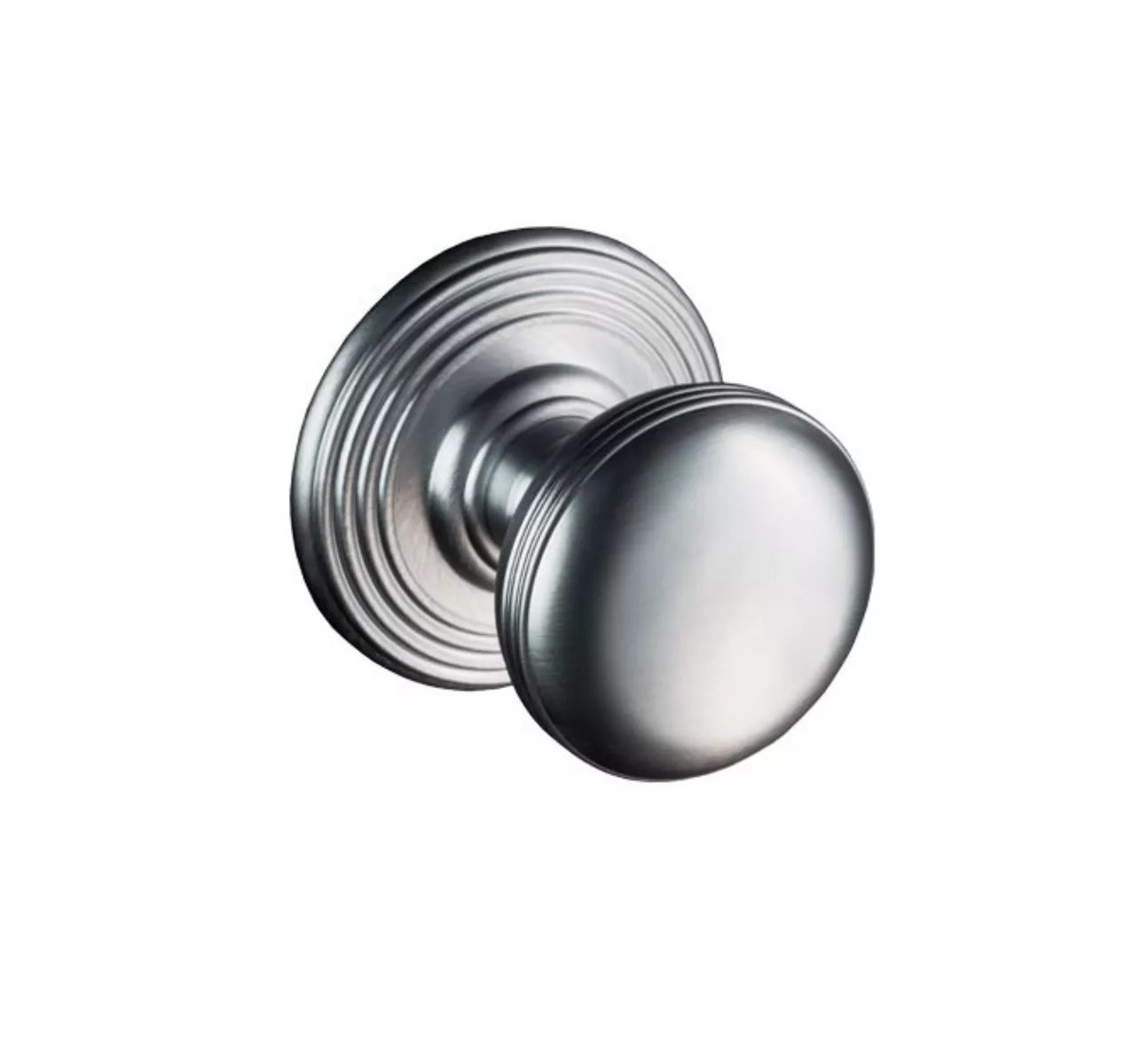 Delamain Satin Chrome Ringed Knob Furniture | DK39CSC - Image 2