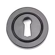 From The Anvil Black Standard Round Plain Rose Escutcheon | 45695