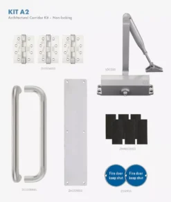 Architectural Corridor Fire Door Non-Locking Kit | KITA2-FDP-A2
