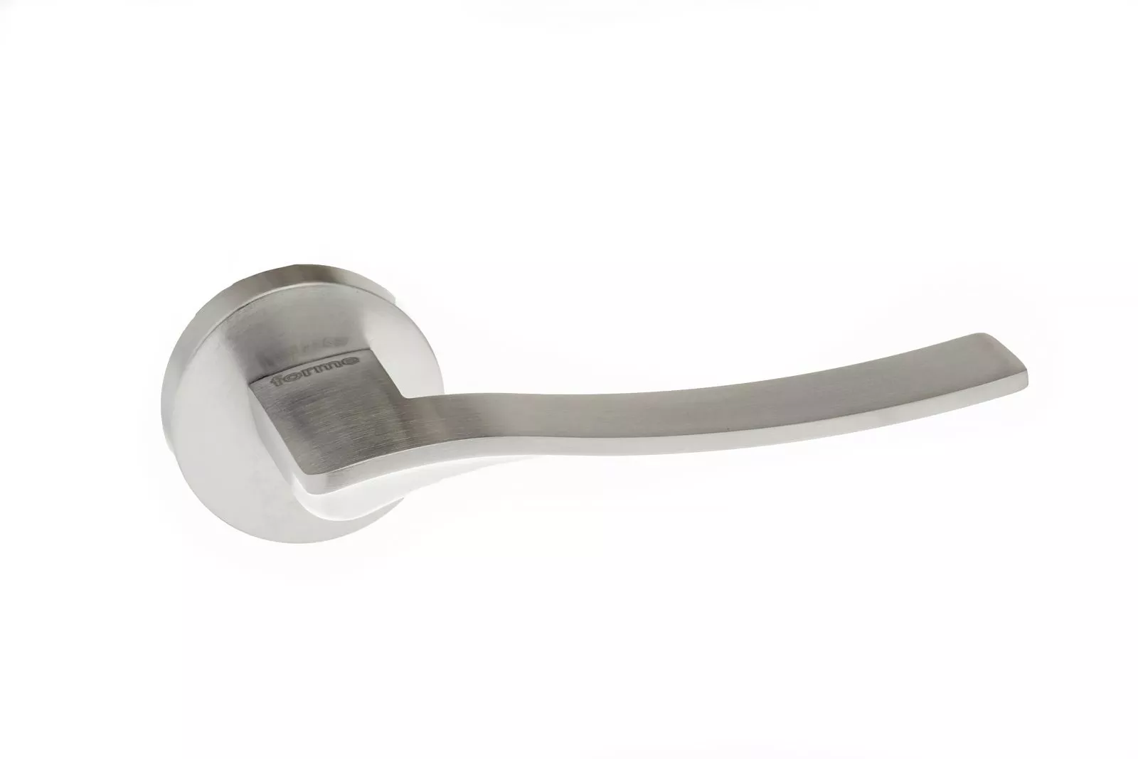 Atlantic Set Forme FMR280SC Satin Chrome Olimpia Lever On Round Minimal Rose