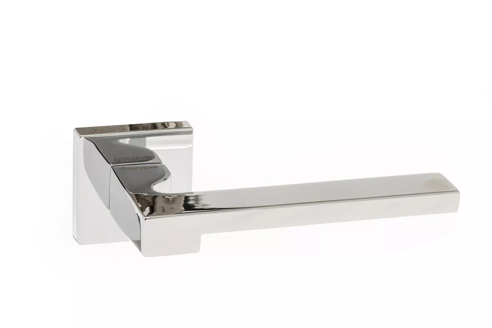 Atlantic Set Forme FMS430PC Ginevra Polished Chrome Lever On Square Minimal Rose - Image 2