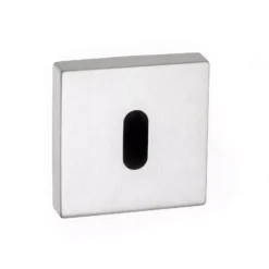 Atlantic Forme FMSKPC Polished Chrome Square Minimal Key Escutcheon