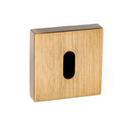 Atlantic Forme FMSKYB Yester Bronze Square Minimal Key Escutcheon