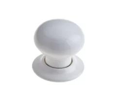 Frelan White Unsprung Mortice Knob