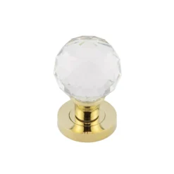 Frelan PVD Faceted Mortice Knob