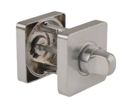 Jigtech Satin Chrome Square Bathroom Snib Turn & Release | JTA5601