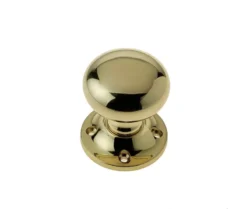 Frelan 51mm PB Mortice Knob Unsprung