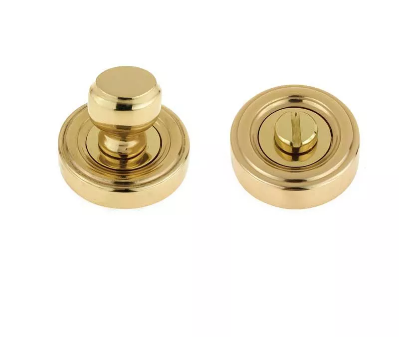 Set Jedo Polished Brass Parisian Bathroom Turn And Release | JV2652PB