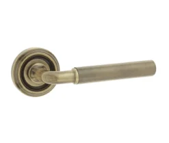 Frelan Elise Door Handle On Rose Antique Bronze