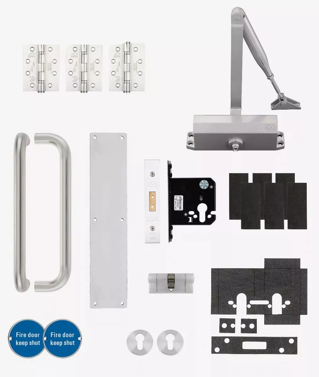 Architectural Corridor Fire Door Locking Kit | KITA1-FDP-A1