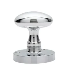CARLISLE Set Manital Polished Chrome Oval Mortice Knob | M34CP