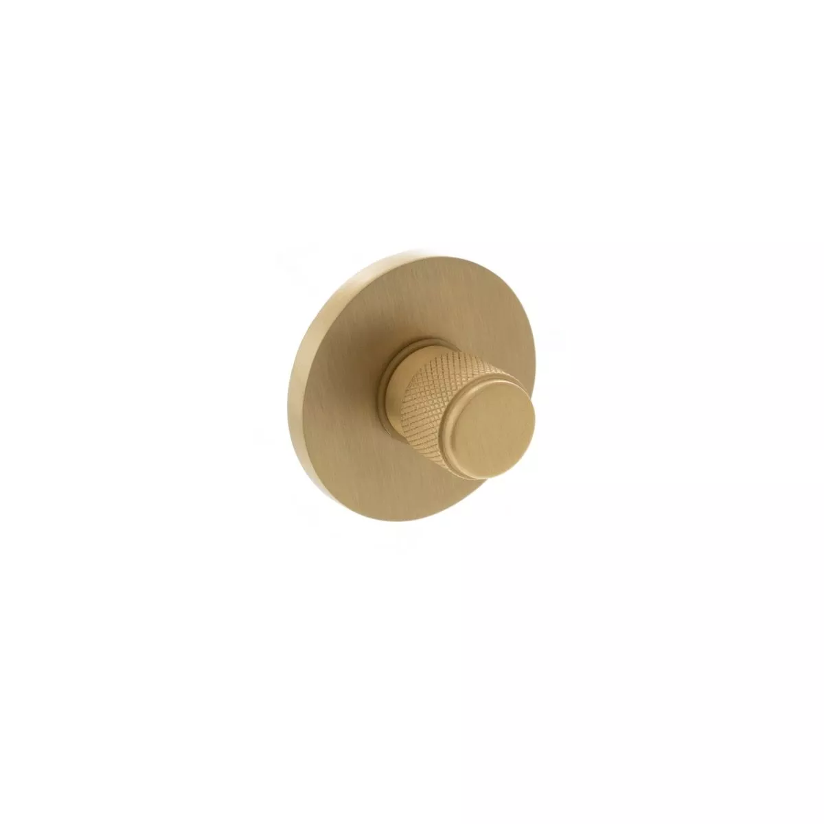Atlantic Millhouse Satin Brass Knurled WC Turn & Release On 5mm Rose | MHSRKWCSB